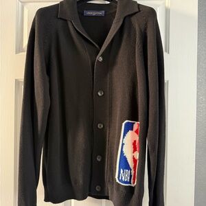 Louis Vuitton Black Cardigan with NBA Logo